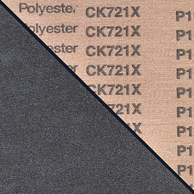 6 inch x 123 inch, 80 Grit, KK752X (General Grade), X-Weight, Aluminum Oxide (A/O), Abrasive Sanding Belts, 10-Pak - Poueer