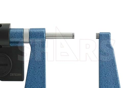 Shars 1-2' Precision Electronic Deep Throat Micrometer .0001' 303-2440 L] - Poueer