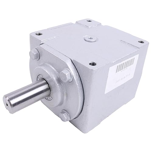 40 HP Right Angle Bevel Gearbox with Crosshole & Keyed Shaft 19455-SR-KW-PH-GR CW/CW 1:1 1800 Max RPM - Poueer