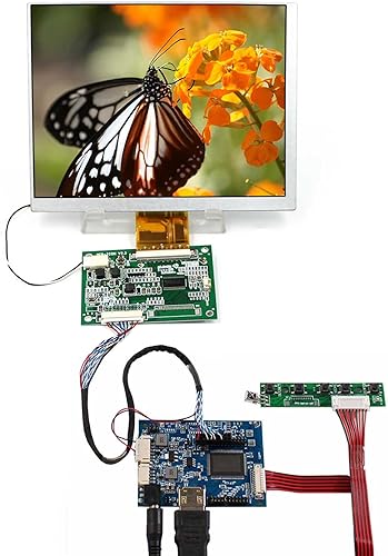 VSDISPLAY 7' 7 inch 800×600 4:3 CLAA070MA0ACW LCD Screen TFT Monitor and LCD Controller Board 60 pin - Poueer
