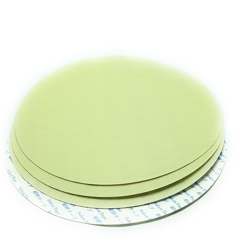 SIGNI Diamond Precision Lapping Microfinishing Film PSA Backing 5 inch (0.5 Micron, 5 Pack) - Poueer