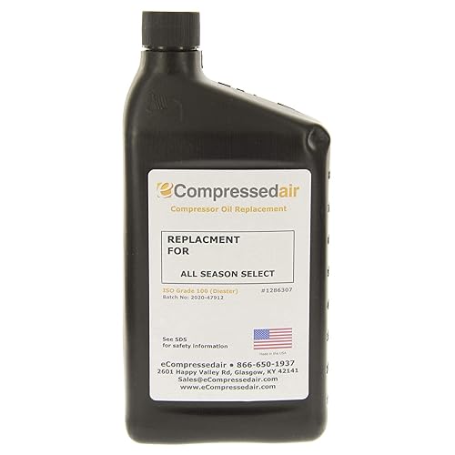 Aftermarket Ingersoll Rand T-30 Select (1 Qt.) Compressor Oil | 1 Quart | Replacement Lubricant | for Compressed Air Equipment & Systems - Poueer