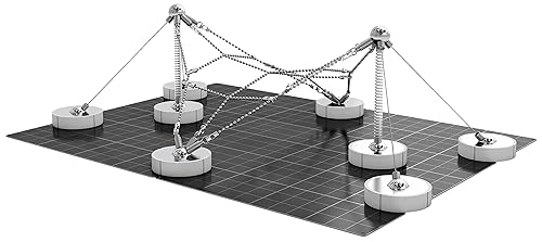 Mola Structural Kit 3 | Magnetic Modular Kit for Engineering and Architecture Education | 205 Pieces + Practical Guide - Poueer