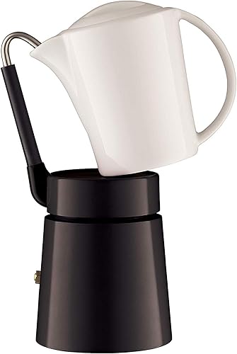 Aerolatte HIC Cafe Porcellana Espresso, Black - Poueer