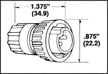 3282-9PG-3DC Circular Connector Plug, Size 20, 9POS, Cable - Poueer