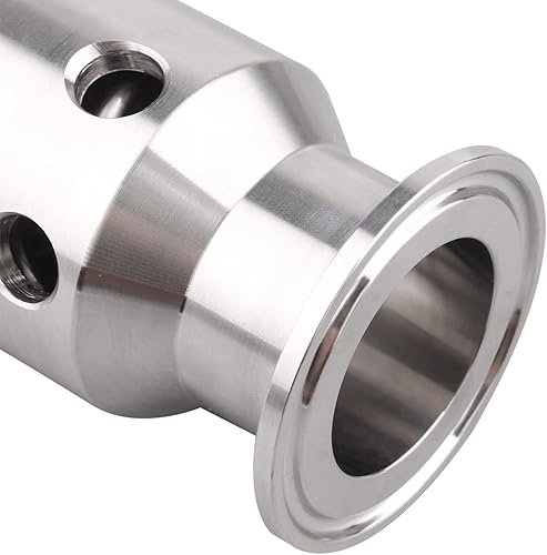 DERNORD Sanitary Adjustable Pressure Vacuum Relief Valve Safety Valve SS304 1.5” Tri-Clamp - Poueer
