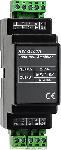 CGOLDENWALL RW-GT01A DIN Rail mountable load cell sensor amplifier transmitter transducer (Signal Output: 4-20mA) - Poueer
