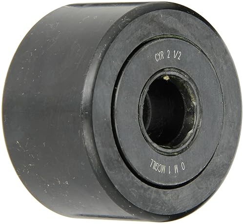 McGill CYR2 1/2 Cam Yoke Roller, Unsealed, Inch, Steel, 2-1/2' Roller Diameter, 1-1/2' Roller Width, 3/4' Inner Diameter, 1-9/16' Overall Width, 1.69' Endplate Diameter - Poueer