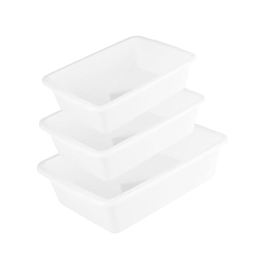 3pcs Tray Acid Alkali Resistance Compact Tray Chemical Experiment Apparatus - Poueer