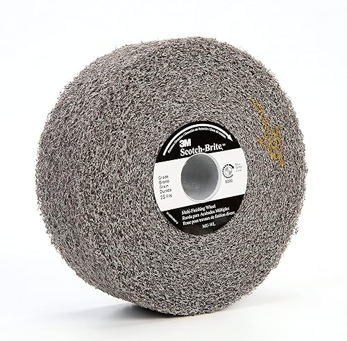 Cubitron Multi-Finishing Wheel - 2S Fine Grit Silicon Carbide - Stainless Steel Finishing Wheel - Convolute Wheel - 6 in x 2 in x 1 in - Pack of 2 - Poueer