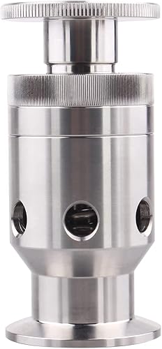 DERNORD Sanitary Adjustable Pressure Vacuum Relief Valve Safety Valve SS304 1.5” Tri-Clamp - Poueer