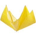 UltraTech 1786 Vinyl Coated Ultra-Roof Drip Diverter, 7' Length x 7' Width, Yellow - Poueer
