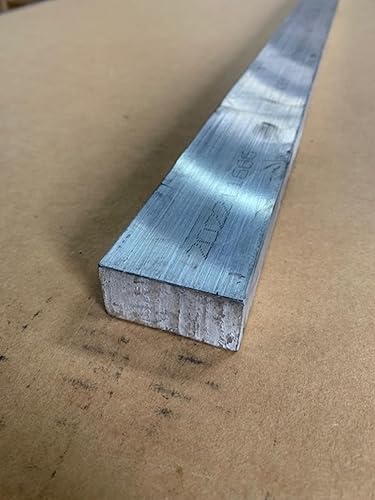3/4' x 2' Aluminum Flat Bar, Pick Your Length, Solid Stock, Machining, 6061-T6511 Alum (Aluminum, 72 INCH) - Poueer
