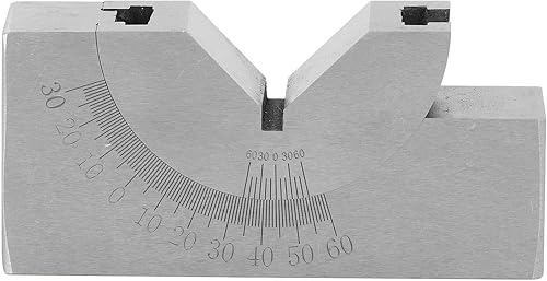 V-Blocks, Micro Adjustable Protractor, Alloy Steel, High Precision Angle V-Block Milling Machines - Poueer