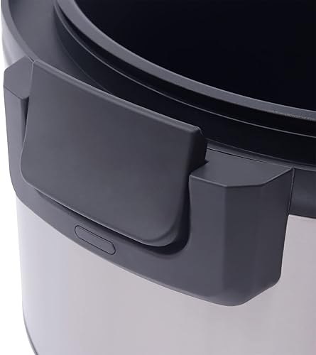 19L 20QT Commercial Rice Warmer, 110V 100W Non-stick Inner Pot Electric Rice Warmer with Warm Function only, Restaurant Stainless Steel Rice Warmer with Dual Temperature Control - Poueer