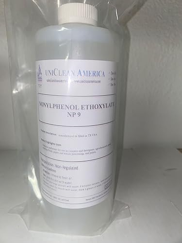 Nonylphenol Ethoxylates NP9 Surfactant - UniClean America - Made in USA - Size: 32 fl oz - Poueer