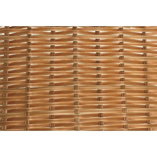 HUBERT Beige Tapered Storage Basket - 15 1/2'L x 18'D x 1 1/2' to 5'H - Poueer