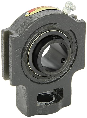 Sealmaster ST-23 Take-Up Unit, Standard Duty, Regreasable, Setscrew Locking Collar, Felt Seals, Cast Iron Housing, 1-7/16' Bore, 17/32' Slot Width, 3-1/2' Between Frames - Poueer