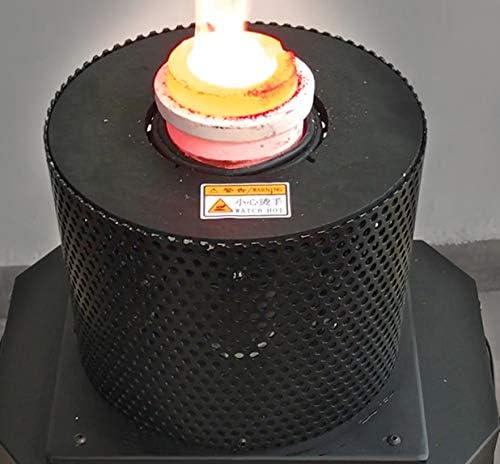 Induction Gold Melting Furnace Crucible set Graphite crucible ceramic container 2KG SET - Poueer