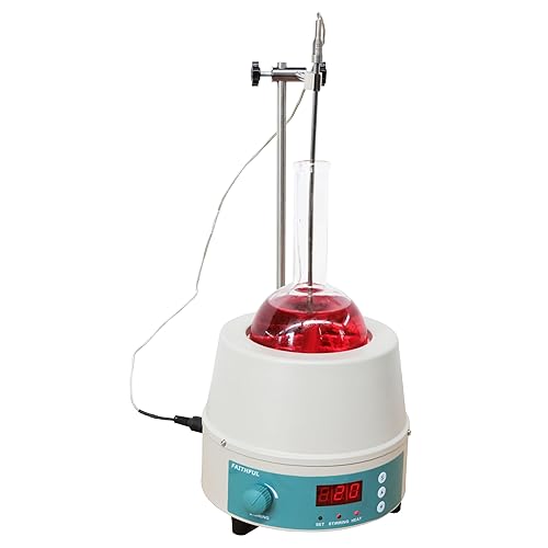 Digital Heating Mantle with Magnetic Stirring, 2000ml, 1600rpm, 110V, 450W - Poueer
