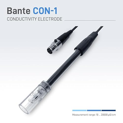 Bante CON-1 Conductivity Electrode | Cell Constant K=1 | Platinum Sensor - Poueer
