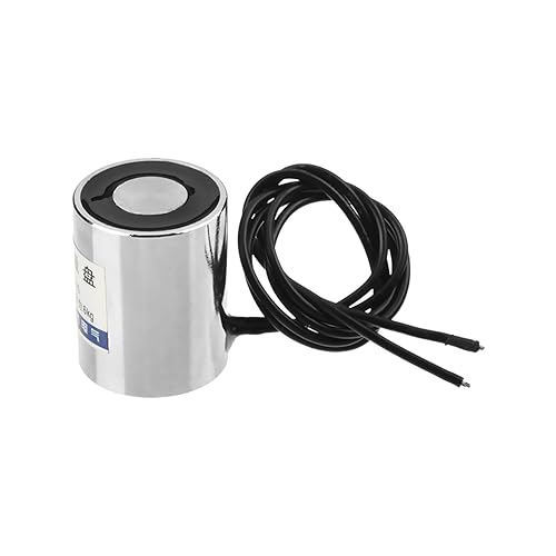 Heyiarbeit 12V DC 1500N Electric Lifting Magnet Electromagnet Solenoid Lift Holding 80mmx38mm - Poueer