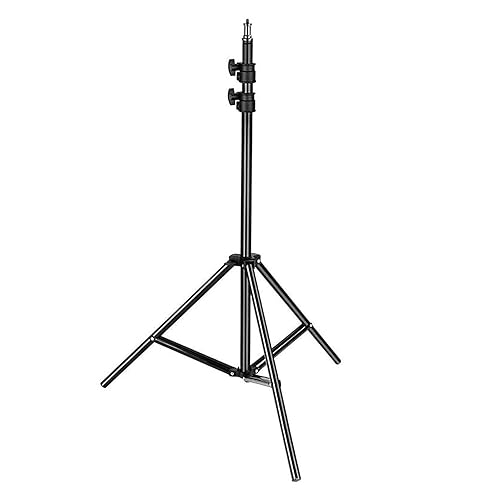 Tripod Stand for The Wall Mounted Body Thermometer with Adjustable Height, Aluminum Legs and Foldable Body for Schools, Businesses, Offices, Restaurants - Poueer