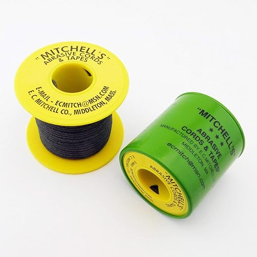 Mitchell's Abrasive Emery Cords No. 46, 120 Grit, 0.150' X 50 Ft. - Poueer