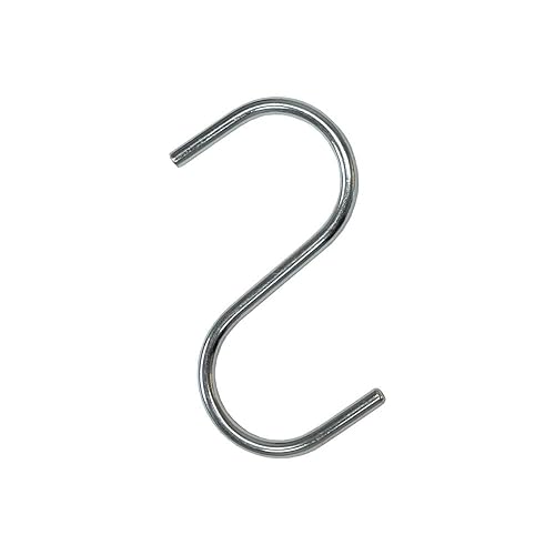 NAHANCO SHKSMRS Raw Steel Jeans Hook, 4' (Pack of 50) - Poueer