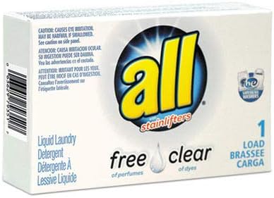 VEND-RITE MANUFACTURING CO INC ALL FREE CLEAR HE LIQ LNDRY DETERG 1LD BX 100/CS - Poueer