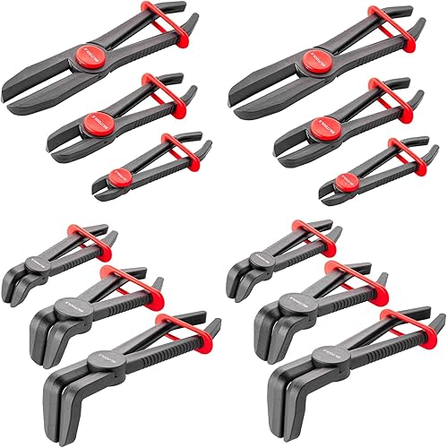 BILITOOLS Hose Clamp Pliers Hose Pinch off Pliers for Flexible Hoses Fuel Line Radiator Hose Coolant Hose Brake Hose etc - Poueer