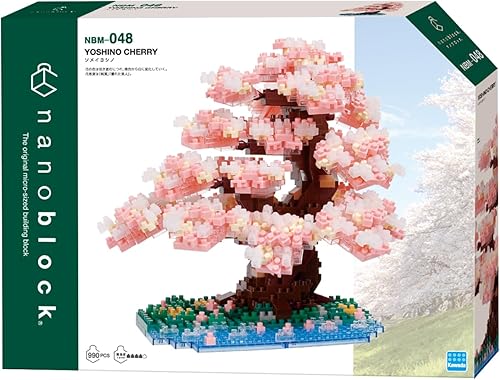 nanoblock - Culture - Yoshino Cherry, Advanced Hobby Series Building Kit - Poueer