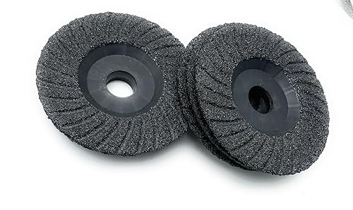 SIGNI 5 Pack SiC Plastic Back Grinding Wheel for Granite/Marble/Concrete and Glasses (4.5 INCH, 8 GRIT) - Poueer