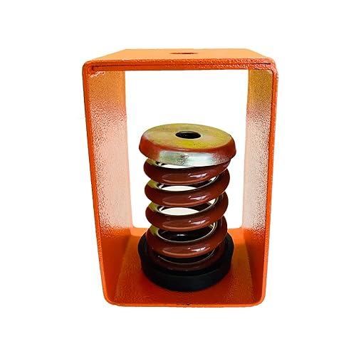 Spring Hanger Vibration Isolator, Load 132lbs and 1' Deflection (Green, Pack of 4) - Poueer