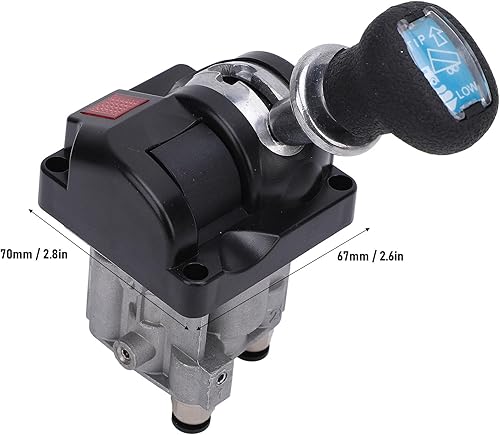 Dump Truck Control Valve with 3 Quick Connection Aluminum Plastic Air Fitting 3 Holes 3 Working Position Proportional Control Valve for Hydraulic System - Poueer