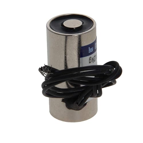 Heyiarbeit 12V DC 1500N Electric Lifting Magnet Electromagnet Solenoid Lift Holding 80mmx38mm - Poueer