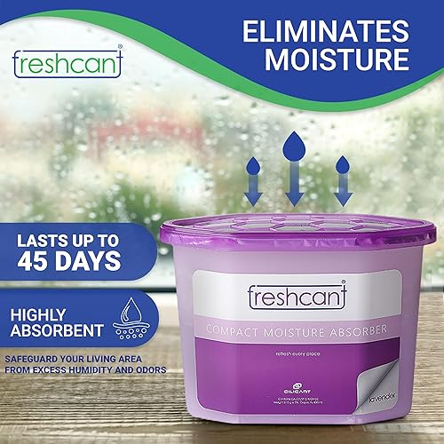 Moisture Absorber Bundle, Room and Closet Freshener, Moisture and Odor Absorber for Home, Rooms, Basement, Garage, Prevent Musty Odor, Control Moisture, Pack of 12, Rose, Lavender & Charcoal - Poueer