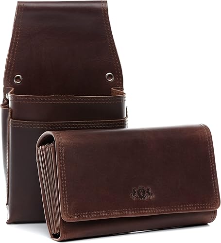 SID & VAIN waitress wallet ABERDEEN waitress purse real leather waiters wallet genuine leather Unisex - Poueer
