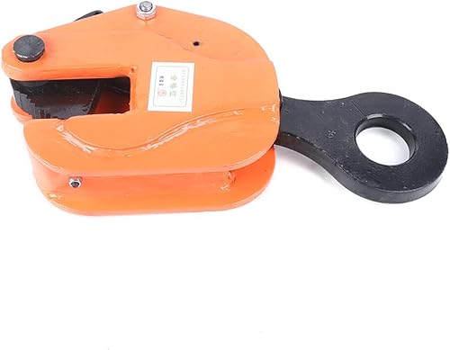 Vertical Plate Lifting Clamp 6600lbs 3T Lifting Clamp with Lock Hoist Hook Chain Industrial Steel Plate Clamp Sheet Metal Lifting Clamp Plate Lifting Clamp Handling Lifting Equipment - Poueer