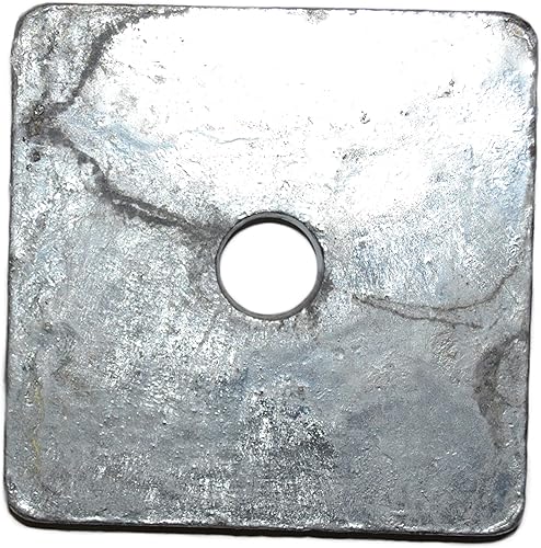 014973481766 Square Washers, 1/2 x 3x3 x1/4, Piece-16 - Poueer