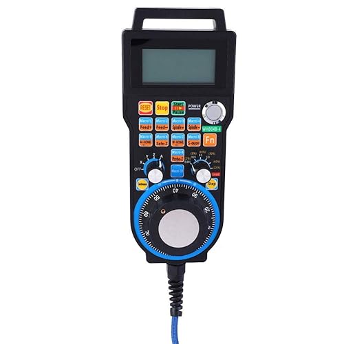 Electronic Hand Wheel, Handheld Wired Control Electronic Hand Wheel for CNC Engraving Machine Mach3 System - Poueer