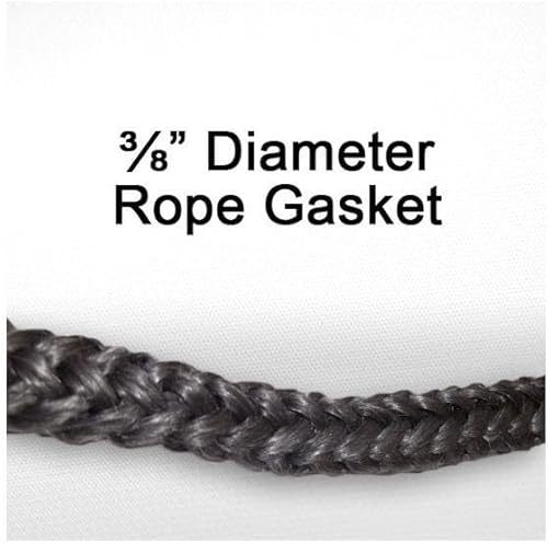 Hearthstone Door Rope Gasket Kit 3/8in x 7ft - Poueer