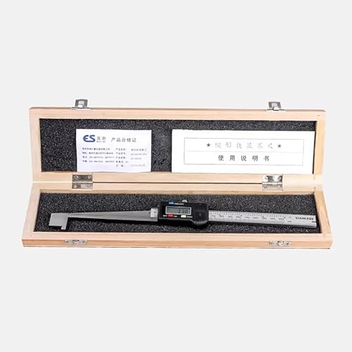 iDili Stainless Steel Digital Wedge Feeler Gauge, Mechanical Feeler Gauge Gap Gauge Detection of Inclined Surfaces(0.2-10mm) - Poueer