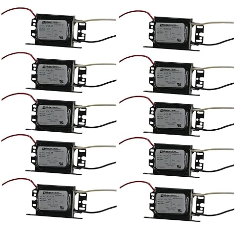 Robertson 2P10133 Quik-Pak of 10 Step Down Voltage Transformer, 277Vac, 60Hz Primary, 120Vac. Secondary, 25VA Max Load, Model VT235 AM (Replaces Robertson 2M10006, VT235 /A) - Poueer