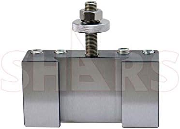 Shars CA 1' Quick Change Turning & Facing Tool Post Holder #1 202-9404C P) - Poueer
