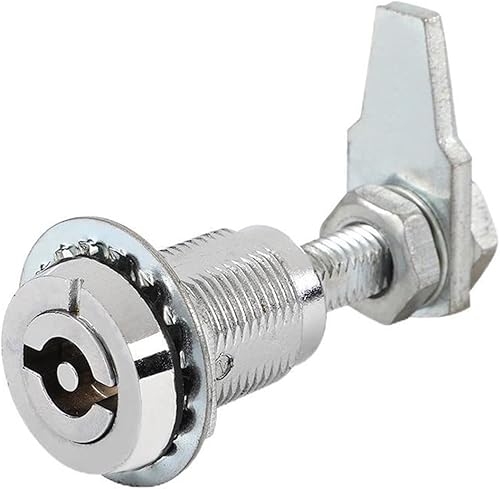 JK620 Manhole Cover Lock Subway Embedded Triangle Tight Lock zinc Alloy Lock Cylindrical Lock Stainless Steel Turn Tongue Lock - Poueer