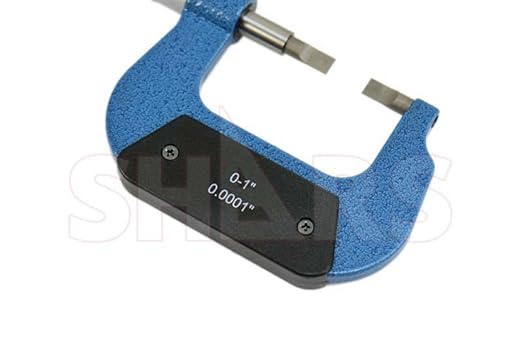 Shars 0-1' Blade Outside Micrometer, 0.0001' Graduation 303-2202 ^) - Poueer