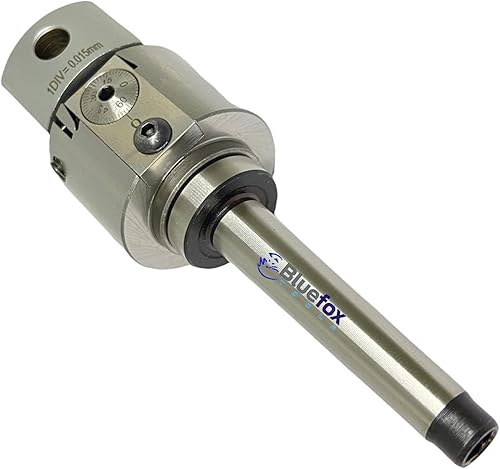 Precision 38 mm Head Diameter Boring Head with II1 Div: 0.015 mm - High-Accuracy Machining Tool, 1 MT Shank - Poueer