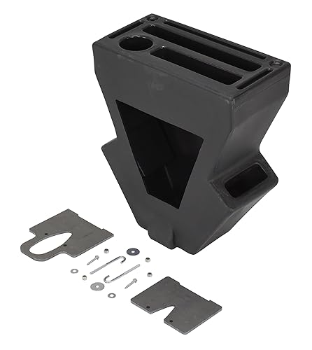 Vestil P-CADDY-BK-CWN Recycled Plastic Crown Pallet Truck Caddy 7-3/4 In. x 16-1/4 In. x 18-5/8 In. Black - Poueer