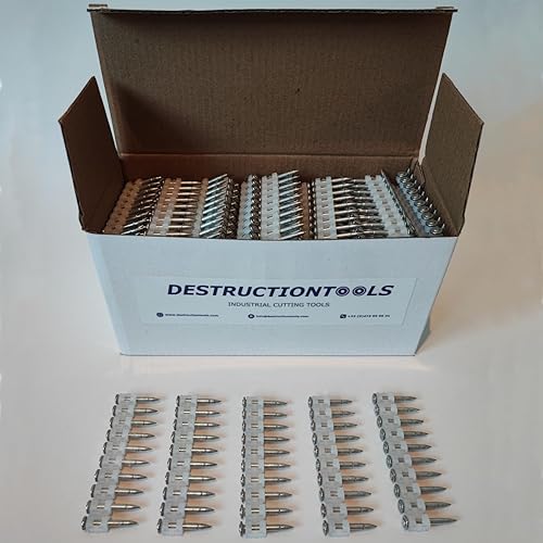 1000x collated Concrete Nails 27mm - for Hilti GX3/GX100/GX120 - Poueer